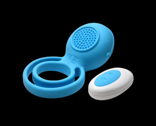 10X Silicone Cock Ring with Remote