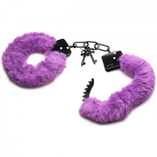 Cuffed in Fur Furry Handcuffs