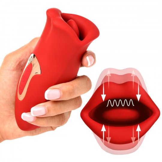 Kissing and Vibrating Clitoral Stimulator