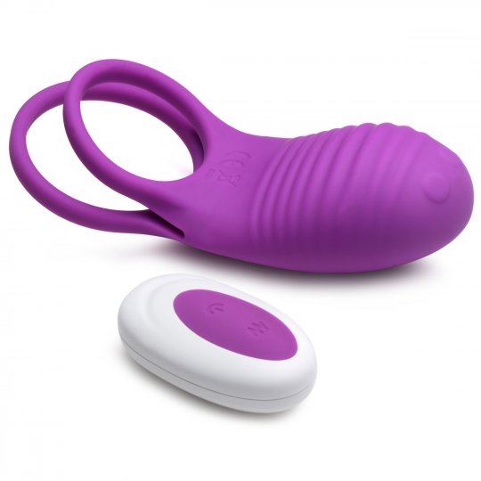 10X Silicone Cock Ring with Remote