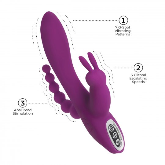 Quivers Silicone G-spot Rabbit Vibrator