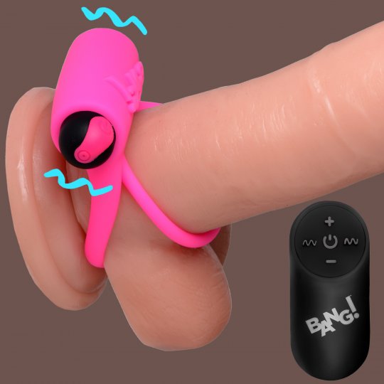 Remote Control Vibrating Cock Ring and Bullet