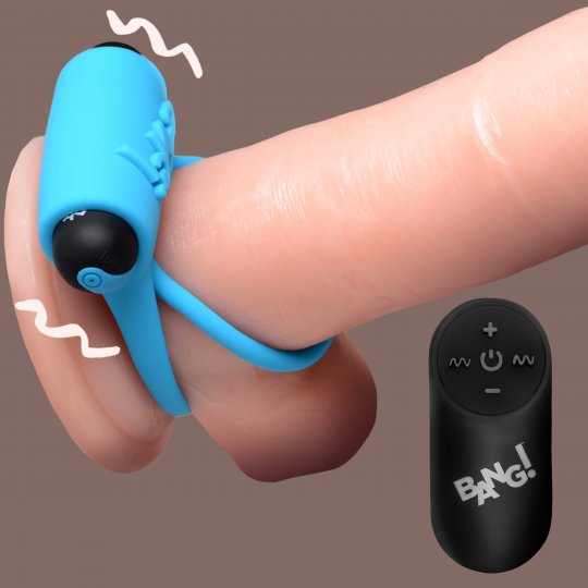Remote Control Vibrating Cock Ring and Bullet