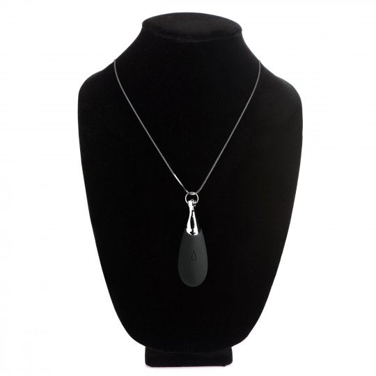 Vibrating Silicone Teardrop Necklace