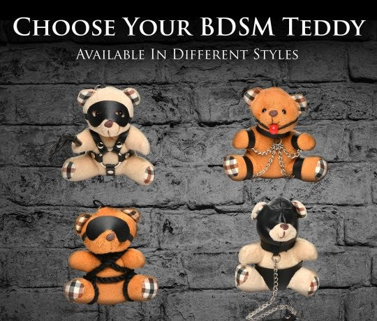 Hooded Teddy Bear Keychain