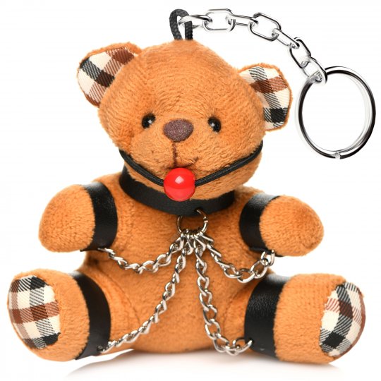 Hooded Teddy Bear Keychain