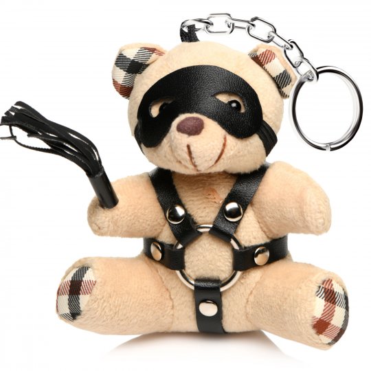 Hooded Teddy Bear Keychain